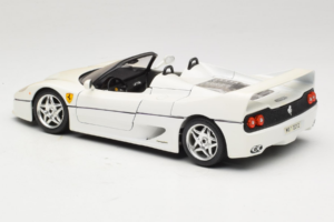 Ferrari F50 Cabriolet Wit Bburago 1:18 3352-W1 Metaal — afbeelding 7 van 8