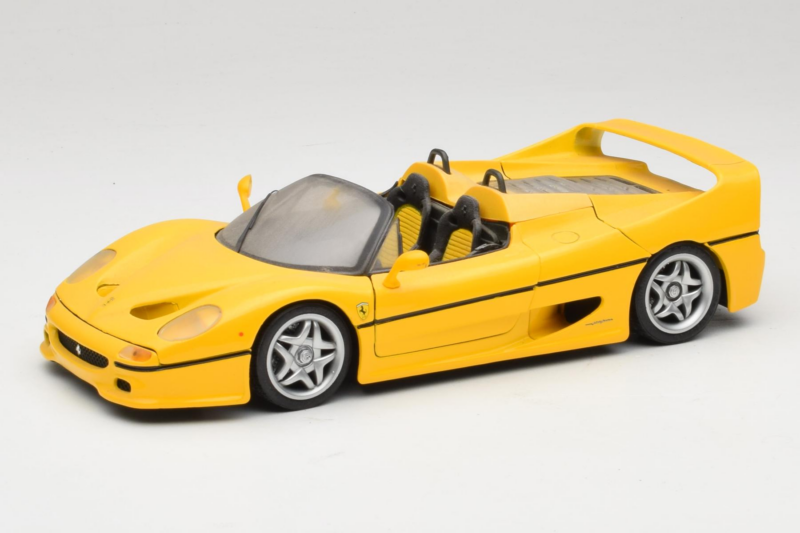 Ferrari F50 Cabriolet Geel Maisto 1:18 50246-Y1 Metaal
