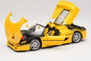 Ferrari F50 Cabriolet Shell Geel Maisto 1:18 3076-Y2 Metaal — afbeelding 2 van 8
