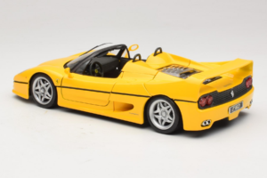 Ferrari F50 Cabriolet Shell Geel Maisto 1:18 3076-Y2 Metaal — afbeelding 7 van 8