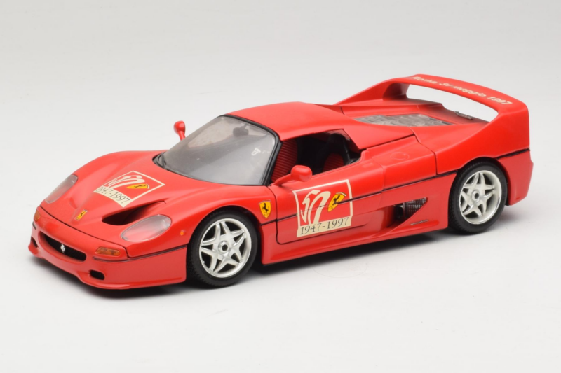 Ferrari F50 Coupe #50 50 Jahre Ferrari Rood Bburago 1:18 3352-P2 Metaal