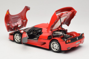 Ferrari F50 Coupe Rood Bburago 1:18 3382 Metaal — afbeelding 5 van 8