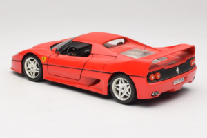 Ferrari F50 Coupe Rood Bburago 1:18 3382 Metaal — afbeelding 7 van 8