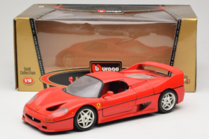 Ferrari F50 Coupe Rood Bburago 1:18 3382 Metaal — afbeelding 8 van 8