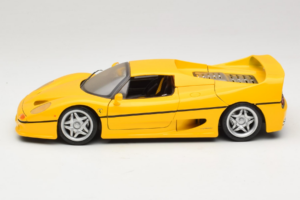 Ferrari F50 Coupe Shell Geel Maisto 1:18 3076-Y1 Metaal — afbeelding 4 van 8