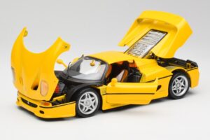 Ferrari F50 Giallo Modena Maisto 1:18 F50001 Metaal — afbeelding 2 van 8