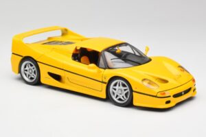 Ferrari F50 Giallo Modena Maisto 1:18 F50001 Metaal — afbeelding 6 van 8