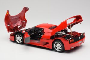 Ferrari F50 Hardtop Rood Bburago 1:18 3362 Metaal — afbeelding 5 van 8