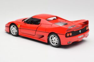Ferrari F50 Hardtop Rood Bburago 1:18 3362 Metaal — afbeelding 7 van 8