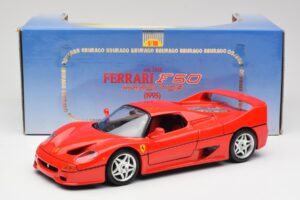 Ferrari F50 Hardtop Rood Bburago 1:18 3362 Metaal — afbeelding 8 van 8