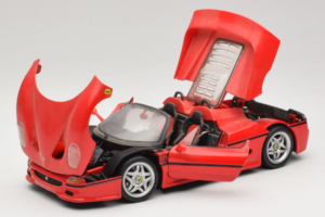 Ferrari F50 Spider Rood Shell Maisto 1:18 3076-M1 Metaal — afbeelding 2 van 8