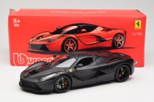 Ferrari LaFerrari F150 Matte Black Bburago 1:18 18-16901BK Metaal — afbeelding 8 van 8