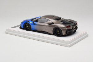 Ferrari SF90 Novitec Blue Grey Metallic IVY Merit 1:18 REMC029 Hars — afbeelding 5 van 7