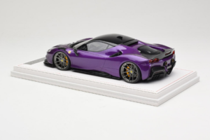 Ferrari SF90 Stradale Novitec Purple Metallic IVY 1:18 REMC021 Hars — afbeelding 5 van 7