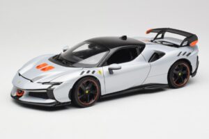Ferrari SF90 XX Stradale Arctic White Bburago 1:18 18-16020W Metaal