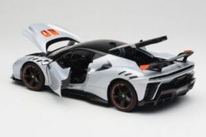Ferrari SF90 XX Stradale Arctic White Bburago 1:18 18-16020W Metaal — afbeelding 5 van 8