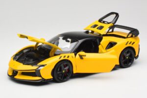 Ferrari SF90 XX Stradale Giallo Modena Bburago 1:18 18-16020Y Metaal — afbeelding 2 van 8