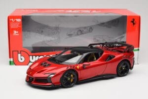 Ferrari SF90 XX Stradale Magma Red Bburago 1:18 18-16020R Metaal — afbeelding 8 van 8