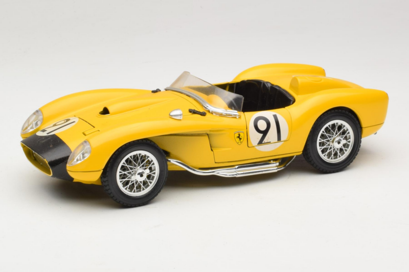 Ferrari 250 Testa Rossa #91 Geel Beperkte Editie Bburago 1:18 3007-Y1 Metaal