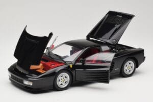 Ferrari Testarossa Zwart Kyosho 1:18 08425BK Metaal — afbeelding 2 van 8