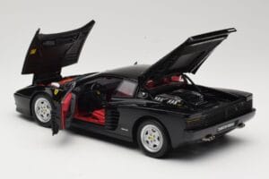 Ferrari Testarossa Zwart Kyosho 1:18 08425BK Metaal — afbeelding 5 van 8
