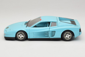 Ferrari Testarossa Borsenmodell 1997 Limited Edition Blauw Bburago 1:18 B002 Metaal — afbeelding 4 van 8
