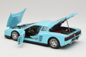 Ferrari Testarossa Borsenmodell 1997 Limited Edition Blauw Bburago 1:18 B002 Metaal — afbeelding 5 van 8