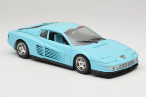 Ferrari Testarossa Borsenmodell 1997 Limited Edition Blauw Bburago 1:18 B002 Metaal — afbeelding 6 van 8