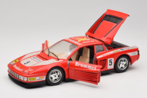 Ferrari Testarossa Brummel #5 Rood 1984 Bburago 1:18 3004-P1 Metaal — afbeelding 2 van 8
