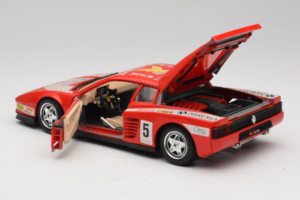 Ferrari Testarossa Brummel #5 Rood 1984 Bburago 1:18 3004-P1 Metaal — afbeelding 5 van 8