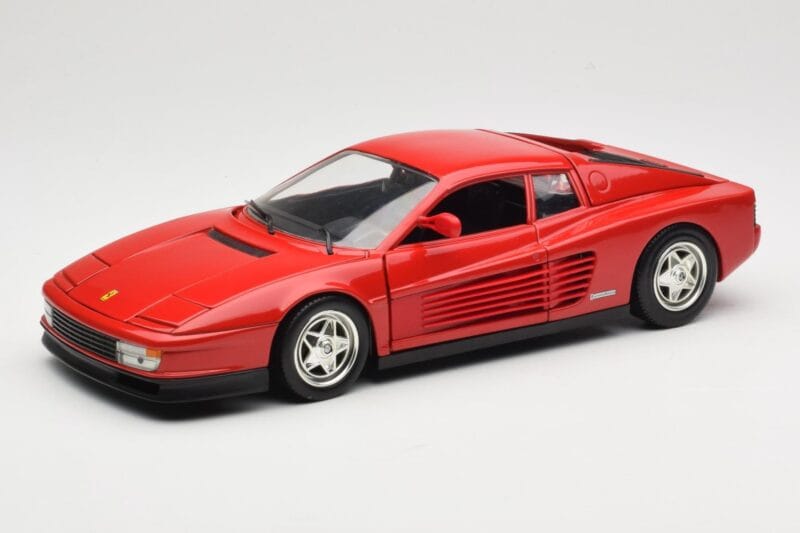 Ferrari Testarossa Rood Hot Wheels 1:18 23918 Metaal