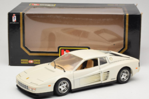Ferrari Testarossa Wit Bburago 1:18 3019-W1 Metaal — afbeelding 8 van 8
