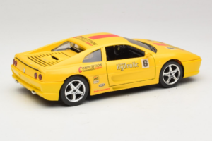 Ferrari F355 Berlinetta Racing Geel Solido 1:18 9009-Y1 Metaal — afbeelding 3 van 8