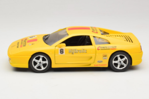 Ferrari F355 Berlinetta Racing Geel Solido 1:18 9009-Y1 Metaal — afbeelding 4 van 8
