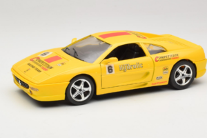 Ferrari F355 Berlinetta Racing Geel Solido 1:18 9009-Y1 Metaal