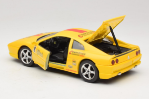 Ferrari F355 Berlinetta Racing Geel Solido 1:18 9009-Y1 Metaal — afbeelding 5 van 8