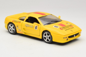 Ferrari F355 Berlinetta Racing Geel Solido 1:18 9009-Y1 Metaal — afbeelding 6 van 8