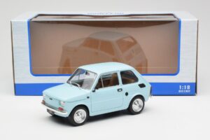 Fiat 126 Lichtblauw MCG 1:18 MCG18415 Metaal — afbeelding 6 van 6