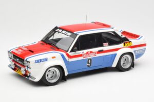 Fiat 131 Abarth Fiat France #9 J-C. Andruet / C. Delferrier Winner Rally Sanremo 1977 Kyosho 1:18 08375A Metaal