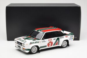 Fiat 131 Abarth #3 M. Alen / I. Kivimaki Winner Rally 1000 Lakes 1980 Kyosho 1:18 08376H Metaal — afbeelding 8 van 8