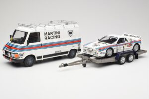 Fiat 242 & Lancia 037 Group B #1 W. Rohrl / C. Geistdorfer Rally Monte Carlo 1983 Otto 1:18 OT360 Hars
