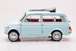 Fiat 500 Giardiniera Acquamarina Blauw Norev 1:18 187742 Metaal — afbeelding 4 van 7