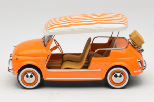 Fiat 500 Jolly Oranje Norev 1:18 187791 Metaal — afbeelding 3 van 6