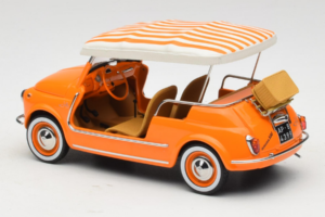 Fiat 500 Jolly Oranje Norev 1:18 187791 Metaal — afbeelding 5 van 6
