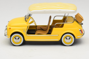 Fiat 500 Jolly Geel Norev 1:18 187790 Metaal — afbeelding 3 van 6