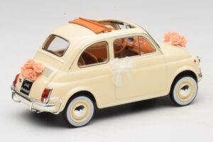 Fiat 500 L Ivoir Wedding Gift Norev 1:18 187780 Metaal — afbeelding 2 van 6