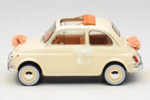 Fiat 500 L Ivoir Wedding Gift Norev 1:18 187780 Metaal — afbeelding 3 van 6
