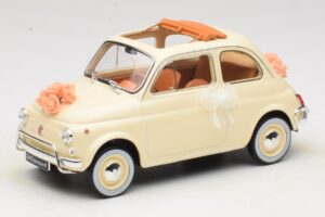 Fiat 500 L Ivoir Wedding Gift Norev 1:18 187780 Metaal
