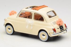Fiat 500 L Ivoir Wedding Gift Norev 1:18 187780 Metaal — afbeelding 5 van 6