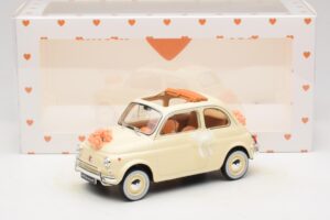 Fiat 500 L Ivoir Wedding Gift Norev 1:18 187780 Metaal — afbeelding 6 van 6